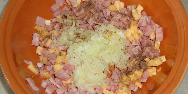 Рецепт драников с ветчиной