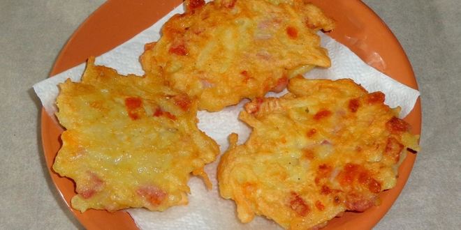 Рецепт драников с ветчиной