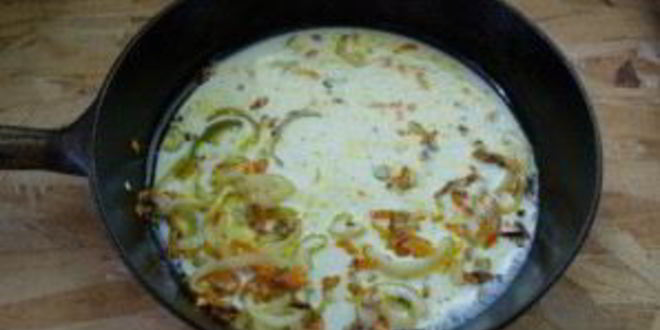 Рецепт драников в горшочках с мясом