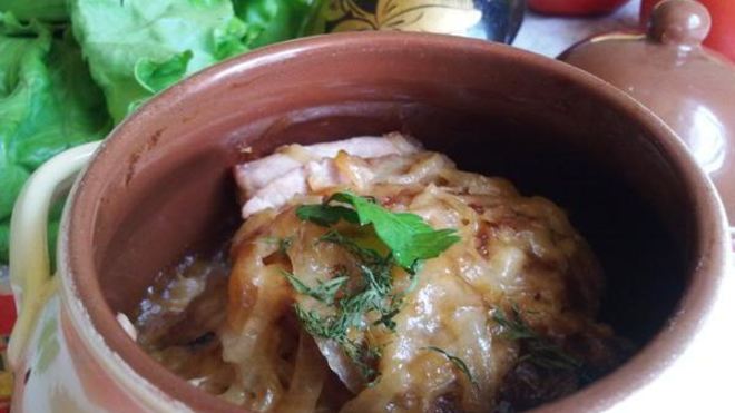 Рецепт драников в горшочках