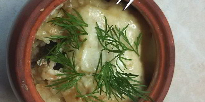 Рецепт Драников, запеченных с грибами и мясом под сырным соусом