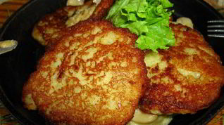 Рецепт Картофельных драников с мясом