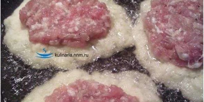 Рецепт колдунов — драников с мясом