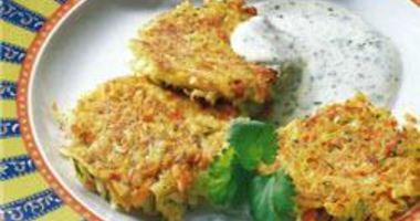 Рецепт Овощных драников с ароматным соусом