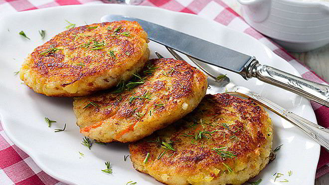 Рецепт рыбных драников