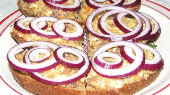 Рецепт форшмака с морковью и плавленным сыром