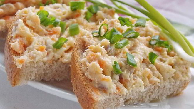 Рецепт форшмака с морковью