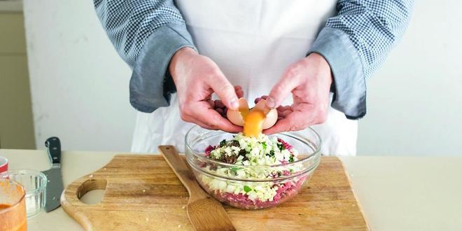 Рецепт фрикаделек с огуречным салатом