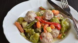 Рецепт Фрикаделек с овощами