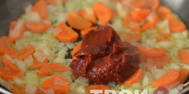 Рецепт картофеля в томатном соусе с фрикадельками