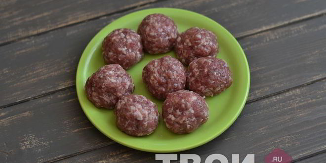 Рецепт картофеля в томатном соусе с фрикадельками