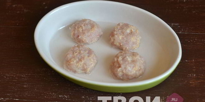 Рецепт куриных фрикаделек с сыром