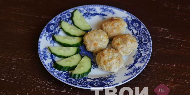 Рецепт куриных фрикаделек с сыром
