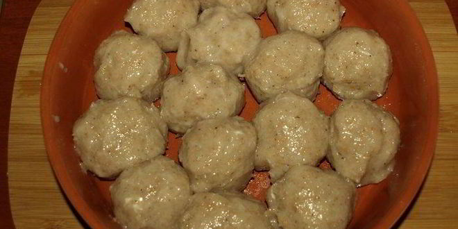 Рецепт куриных фрикаделек, запеченных в сливках