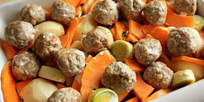 Рецепт сливочной тыквы с фрикадельками