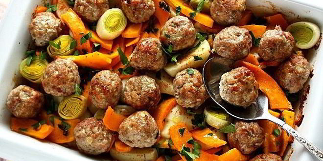 Рецепт сливочной тыквы с фрикадельками