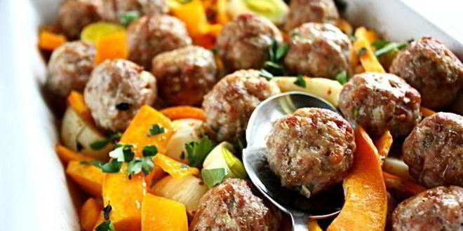 Рецепт сливочной тыквы с фрикадельками