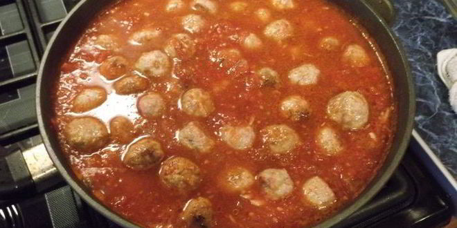 Рецепт спагетти с фрикадельками