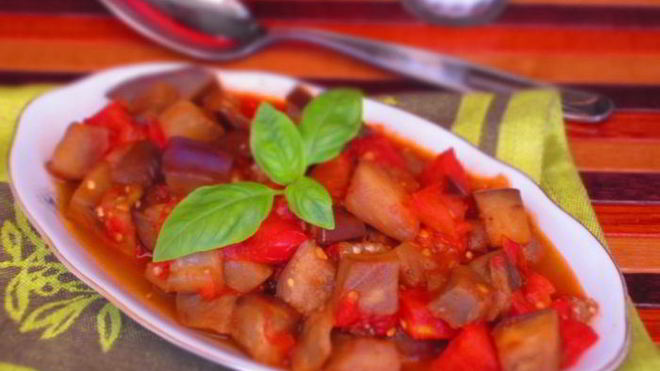 Рецепт гарнира из баклажанов