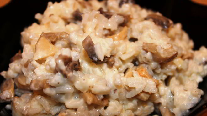 Рецепт гарнира к жареным грибам