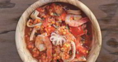 Рецепт Чечевицы с морепродуктами