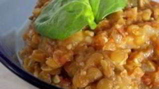 Рецепт Чечевицы с помидорами и карри