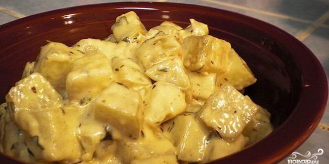 Рецепт Картофеля на гарнир в мультиварке