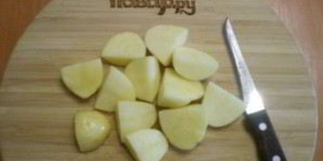 Рецепт картофеля под сырным соусом