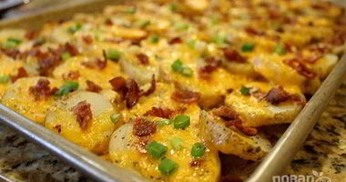 Рецепт Картофеля с беконом под сыром