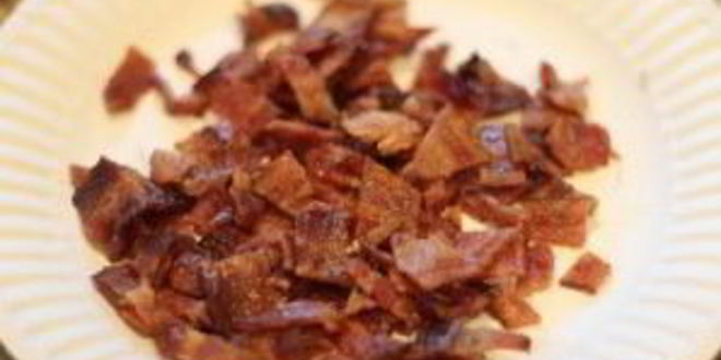 Рецепт картофеля с беконом под сыром