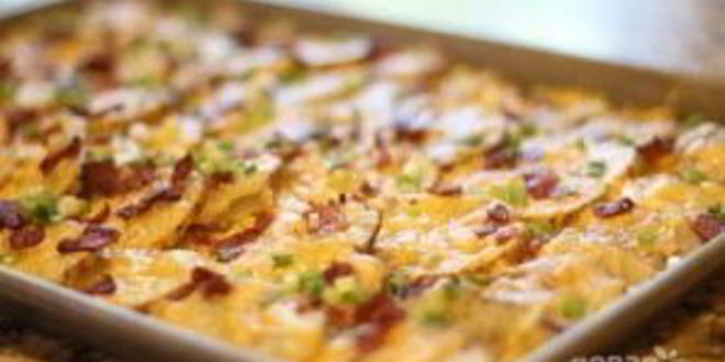 Рецепт картофеля с беконом под сыром