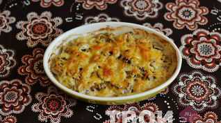 Рецепт Картофеля с грибами в духовке