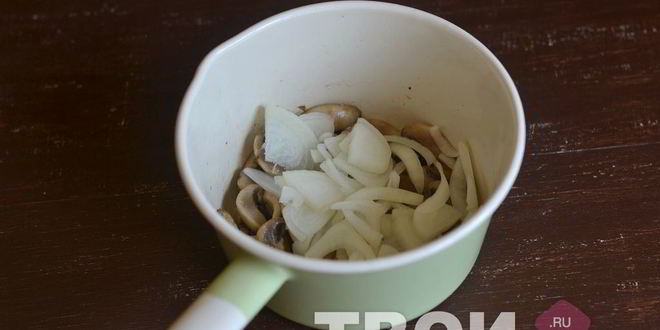 Рецепт картофеля с грибами в духовке