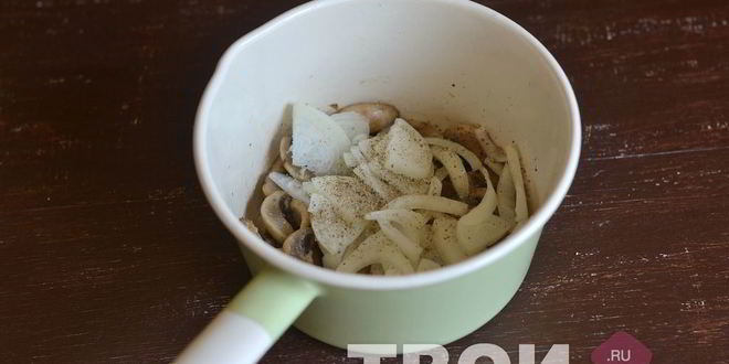 Рецепт картофеля с грибами в духовке