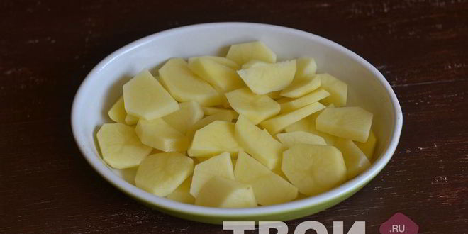 Рецепт картофеля с грибами в духовке