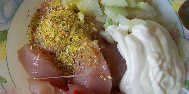 Рецепт картофеля с курицей и овощами