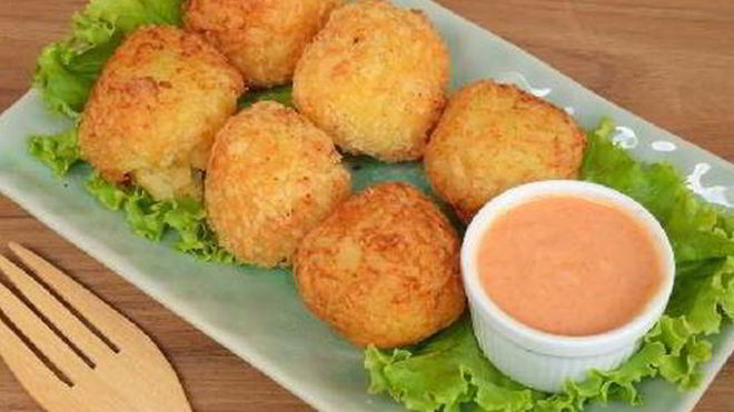 Рецепт картофельных крокетов с креветками