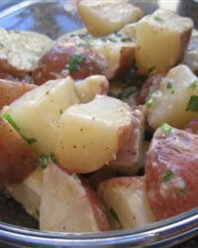 Рецепт молодого картофеля с каперсами