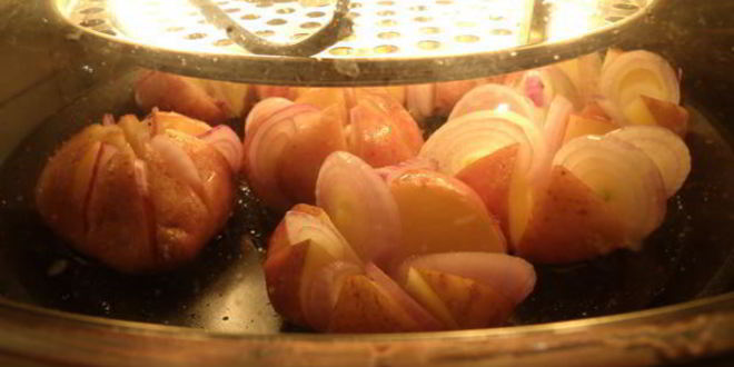 Рецепт пряной жареной картошки в аэрогриле