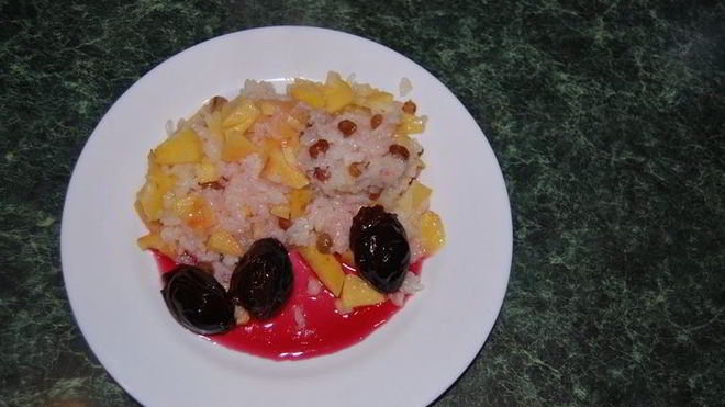 Рецепт риса с айвой