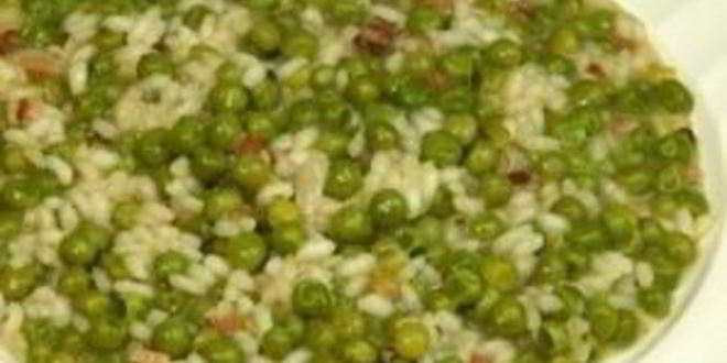 Рецепт риса с горошком