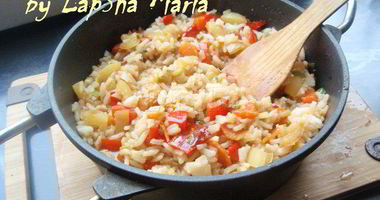 Рецепт Риса с овощами в японском стиле