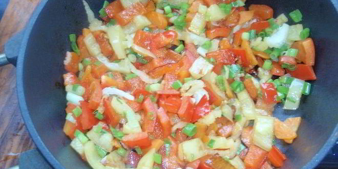 Рецепт риса с овощами в японском стиле