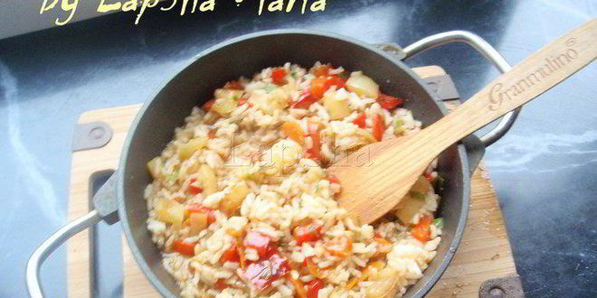 Рецепт риса с овощами в японском стиле