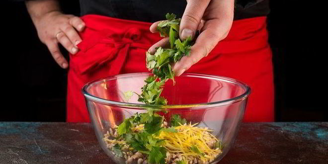 Рецепт риса с запеченными овощами