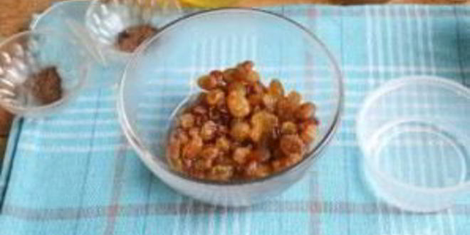 Рецепт риса со шпинатом и изюмом