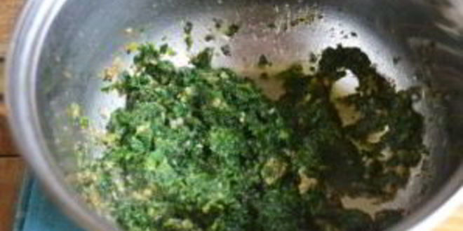 Рецепт риса со шпинатом и изюмом