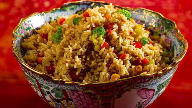 Рецепт японского риса с овощами