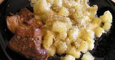 Рецепт Жареного картофеля с расплавленным сыром