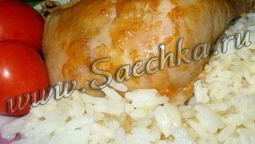 Рецепт Жареного риса с чесноком